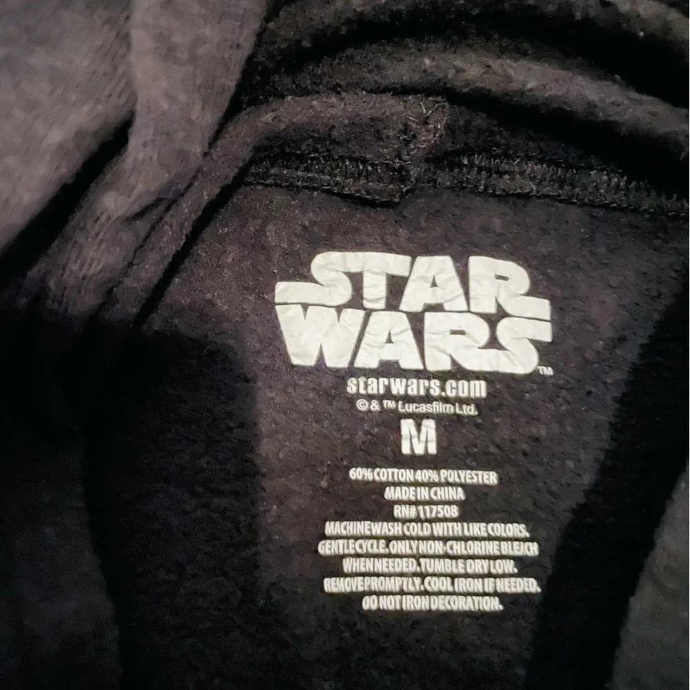 Women’s Star Wars Baby Yoda Crop Hoodie Size M - Picture 3 of 4